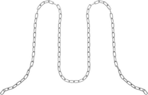 VEVOR Proof Coil Chain, 3/16" x 10', 1100 lbs Safe Working Load, Zinc Plated Proof Tested Coil Chain with Two Quick Links, Galvanized Carbon Steel Link Chain for Towing, Hanging, Camping, Pet Towing in Kuwait