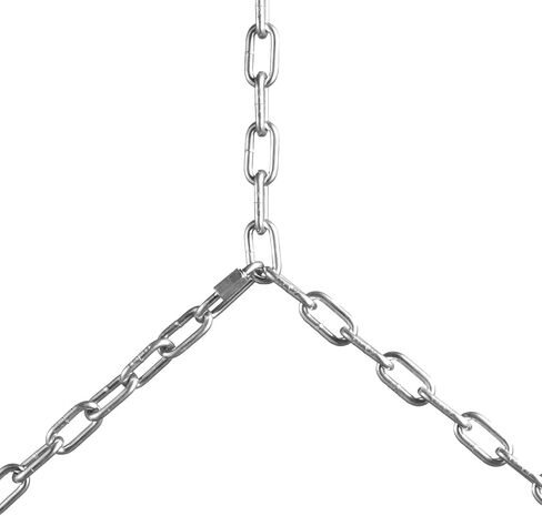 VEVOR Proof Coil Chain, 3/16" x 10', 1100 lbs Safe Working Load, Zinc Plated Proof Tested Coil Chain with Two Quick Links, Galvanized Carbon Steel Link Chain for Towing, Hanging, Camping, Pet Towing in Kuwait