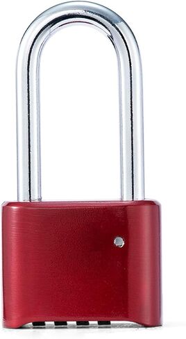 Combination Lock 4 Digit Heavy Duty Outdoor Waterproof Padlock for School, Gate, Fence, Gym Locker, Hasp Storage (Black 1 Pack) in Saudi Arabia