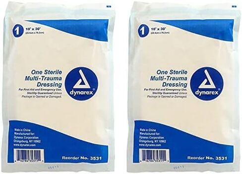 Medique 66901 Medi-First Multi-Trauma Dressing, 10-Inch X 30-Inch 1-Dressing, White in Saudi Arabia