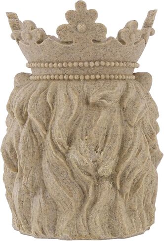 Lion King Statue, Modern Style Home Decor and Office Decoration, Gift Idea(Beige Sitting Lion) in Saudi Arabia