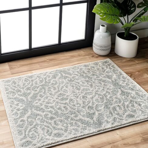 سجادة nuLOOM Jaime Vintage Trellis Runner، مقاس 2 × 6 بوصة، رمادي in Saudi Arabia