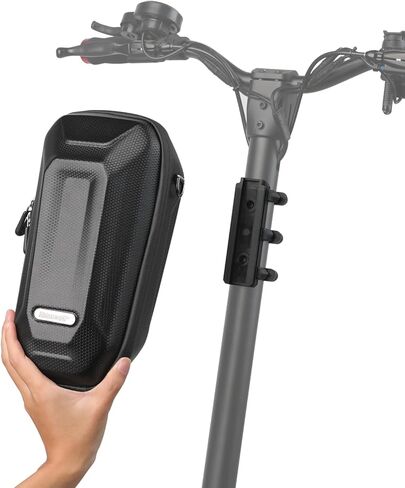 Rhinowalk 4L حقيبة سكوتر أمامية معلقة سكوتر مقاوم للماء المقود حقيبة الدراجة EVA إطار صلب حقيبة محمولة عالمية للسكوتر الكهربائي/الدراجة/الدراجة النارية، أسود in Kuwait