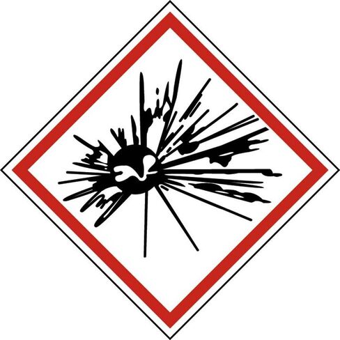NMC National Marker GHS2024ALV2 GHS Pictogram Labels, 4X4, PS Vinyl, 250/Rl in Saudi Arabia