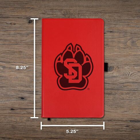 مفكرة ملونة محفورة بالليزر من ريكو إندستريز NCAA South Dakota Coyotes in Saudi Arabia
