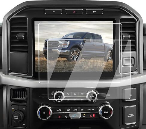 Screen Protector 2 Pcs Compatible with 2019-2024 Dodge Ram 1500, Anti-Reflective Navigation Screen Protector 12 Inch Ram 1500 2500 3500 Accessories- Nano-film & Easy to Install in Kuwait