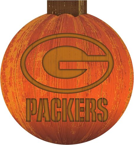 Green Bay Packers 12'' Pumpkin Sign in Saudi Arabia