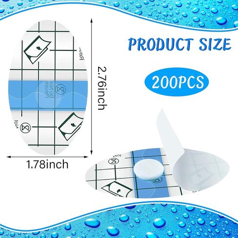 200 قطعة من أغطية الأذن للسباحة، ملصقات أذن مقاومة للماء، أغطية أذن للاستحمام مع سدادات أذن قطنية ناعمة لركوب الأمواج والغطس والرياضات المائية in Kuwait