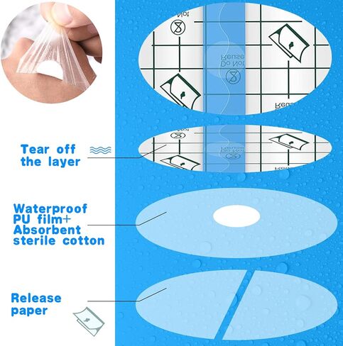 200 قطعة من أغطية الأذن للسباحة، ملصقات أذن مقاومة للماء، أغطية أذن للاستحمام مع سدادات أذن قطنية ناعمة لركوب الأمواج والغطس والرياضات المائية in Kuwait
