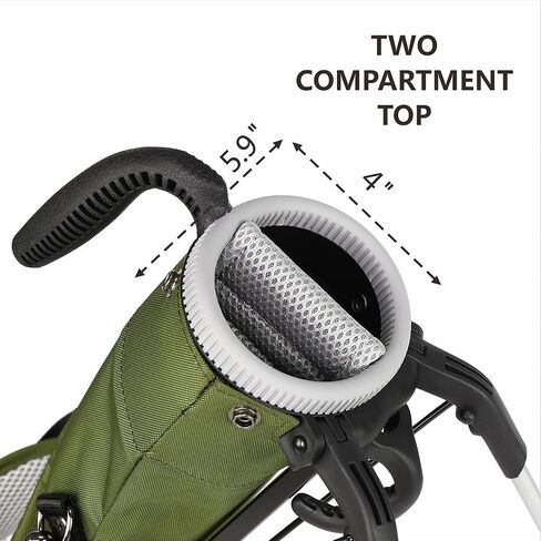 HELIX Golf Stand Bag, Lightweight Easy Carry Golf Sunday Travel Bag with Shoulder, Practice Ranger Sunday Golf Bag for Women Men in Kuwait
