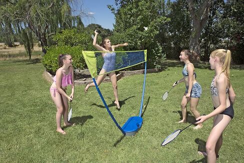 لعبة كرة الريشة المنبثقة من بول ماستر 72721 باللون الأزرق in Kuwait