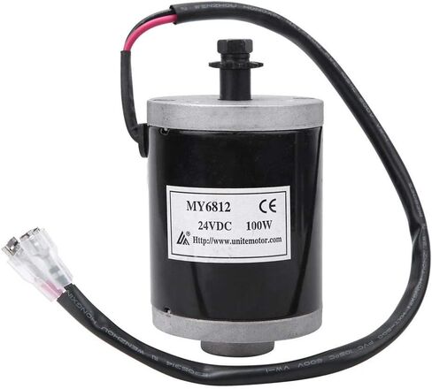 Alomejor 24V 100w Brushed Motor High Speed Brush Motor with Belt Pulley for Electric Bike Scooter E-Bike Controller in Saudi Arabia