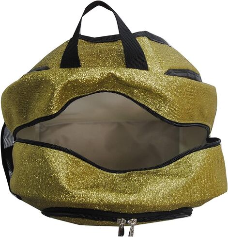 NGIL Glitter Canvas School Backpack for Cheer and Dance Teams, Sports Sparkle Backpack for Girls(Glitter-Green) in Kuwait