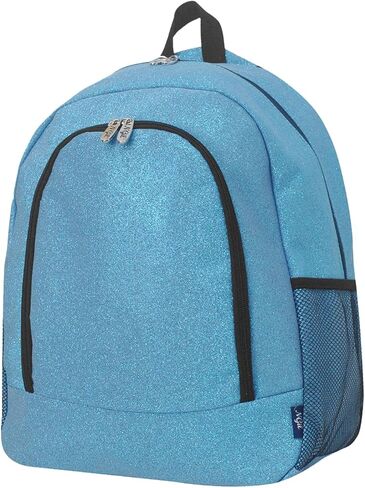 NGIL Glitter Canvas School Backpack for Cheer and Dance Teams, Sports Sparkle Backpack for Girls(Glitter-Green) in Kuwait