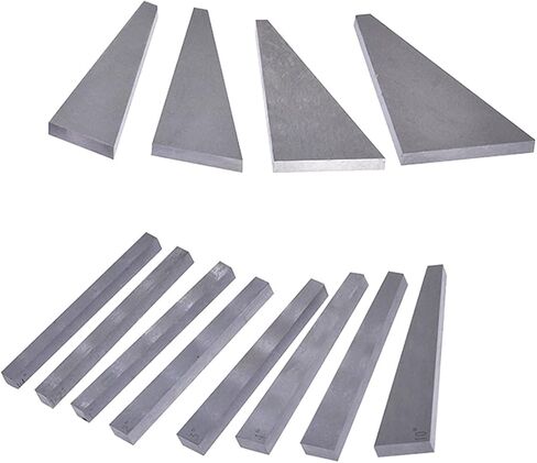 12-Pack Steel Angle Gauge Block Set with Case, Machinist Angle Plates Tool Lathes Milling Ground Gauge Angle Calibration Gage Inspection Block Set in Saudi Arabia