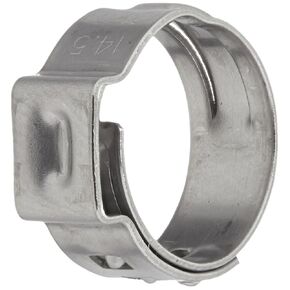 Oetiker Stepless Oetiker 16700013 Stepless Ear Clamp, One Ear, Clamp ID Range 12 mm (Closed) - 14.5 mm (Open) (Pack of 25)