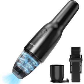17KPa Suction Handheld Vacuum Cordless - Mini Vacuum Cleaner USB Charging Easy Cleaning with Brushless Motor - Portable Hand Vacuum with 2 HEPA Filters for Home Car Dorm Couch Carpet Stairs Dust Hair