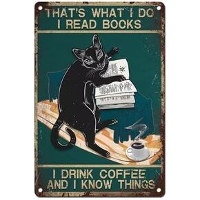 Cat Decor For Cat Lovers Gift Angels Don't Always Have Wings Sometimes They Have Whiskers Tin Sign Vintage Floral Metal Sign Plaque Metal Man Cave Bar Pub Club Home Wall Decoration 8"x12"