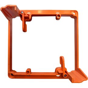 BestMounts - 5 Pack Low Voltage Mounting Brackets 1 Gang for Drywall Outlet Cable Pass Through Wall Plates - Cable Wall Plate Bracket for Old Work, Telephone Wires, Network Cable, HDMI, Speaker Wire
