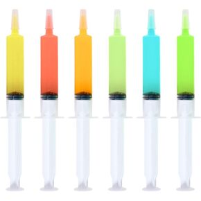 JOLLY PARTY 40 Pack Jelly Shot Syringes, 1.5 oz Jelly Shot Syringe With Caps, Reusable Plastic Syringe for Jelly Shot, Durable Jelly Shot Containers for Party Halloween, Christmas, Thanksgiving