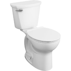 American Standard 215DA104.020 Cadet PRO Two-Piece Toilet, Round Front, Standard Height, White, 1.28 gpf