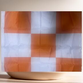 Airport Flag Orange and White