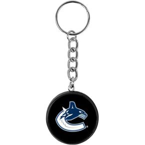 Vancouver Canucks Officially Licensed Mini Hockey Puck Keychain