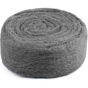 Steel Wool for Mice Control, 15.5 Ft Steel Wool, Gap Blocker,Fill Fabric Fine Wire Wool Gap Filter for Holes Holes, Wall Cracks, Pipeline, Siding,Vents, Garden, House, Garage(5.46oz) in Saudi Arabia