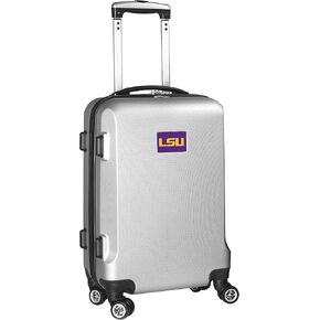 NCAA LSU Tigers حقيبة حمل الأمتعة الصلبة، فضي in Saudi Arabia