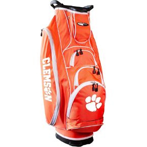 Team Golf NCAA Clemson Albatross Golf Bag Lightweight, 10-Way Club Divider, Spring Action Stand, Insulated Cooler Pocket, Velcro Glove and Umbrella Holder & Lift Assist Handles