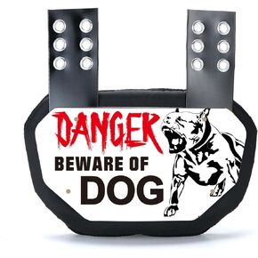 Football Back Plate,Rear Back Protector, Low Back Pad for Adult Football Players(Danger)