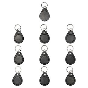 10 PCS 13.56 MHz UID NFC Key Fobs GEN1 Writable Rewritable MIFARE Classic 1k Block 0 Keychains RFID Ring Blank Tags Clone IC Cards