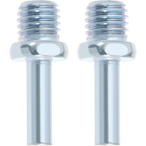 The Lord of the Tools 2PCS Drill Adapter M14 Thread to 8mm Round Shank Core Bits Adapter for Drill Power Tool Replacement Accessories 45mm Length Silver