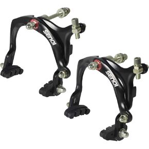 SENQI Bike Brakes Bicycle Brake Set Aluminum Alloy C Shape Brakes with Rubber Brake Shoes Brake Caliper Repair Part for Mountain Bikes Road Bikes (1 Pair)