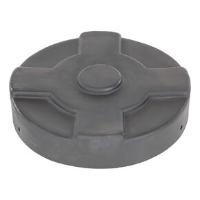 Vestil DC-P-30-BK Low-Density Polyethylene Drum Cover 30 Gallon Black