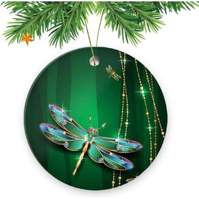 Ceramic Christmas Ornament Circle Pedent,Classic Darts Board