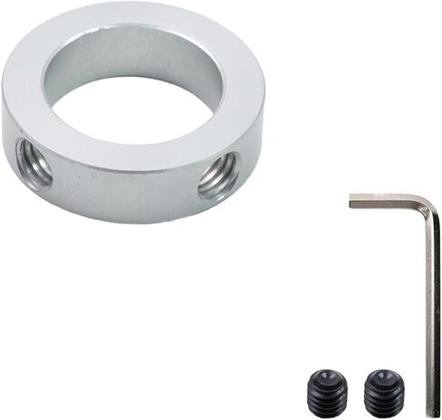 أطواق العمود من سبائك الألومنيوم 63/64 بوصة/25 مم، أطواق العمود الصلب الصلبة للآلات والاستخدام الصناعي - 4 قطع in Kuwait