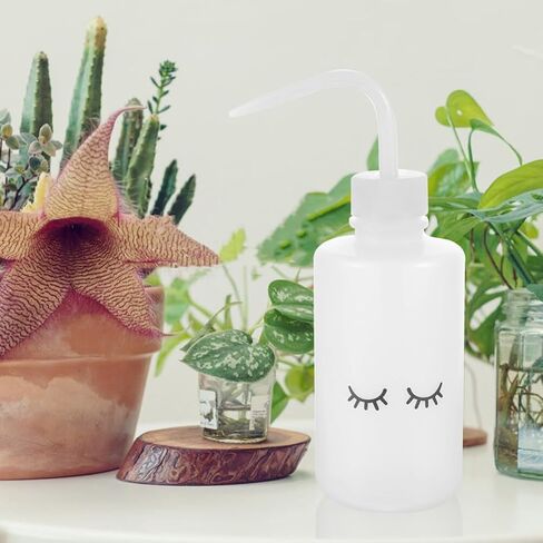 Baluue 6pcs Tattoo Wash Bottle, 250ml Plastic Squeeze Bottle Safety Lab Squeeze Bottle, Water Bottle with Narrow Mouth for Eyelash Extensions, Rinse Bottle Watering Tools in Saudi Arabia