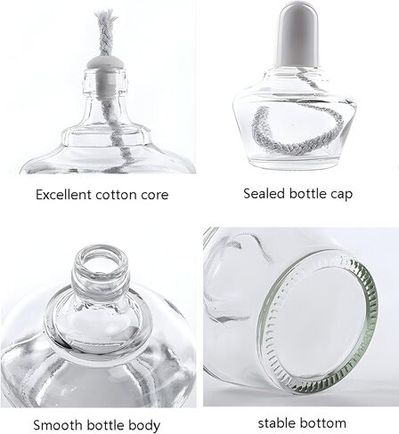 Classic Alcohol Burner Lamp Set, Glass Bunsen Burners Lab Equipment Heating 150ml with 12 Free Replacement 6-Inch Wicks, 4 Funnels and 80pcs pH.1-14 Test Papers in Saudi Arabia
