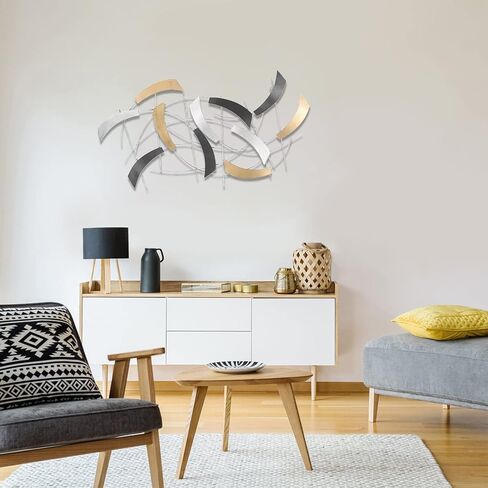 Asense Metal Compass Wall Decor Hanging Wall Art Sculptures Sea Beach Theme Decoration Distressed Design, 27.36 Inch in Saudi Arabia