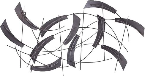 Asense Metal Compass Wall Decor Hanging Wall Art Sculptures Sea Beach Theme Decoration Distressed Design, 27.36 Inch in Saudi Arabia