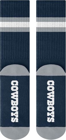 FOCO Dallas Cowboys NFL Mens Team Stripe Crew Socks in Kuwait