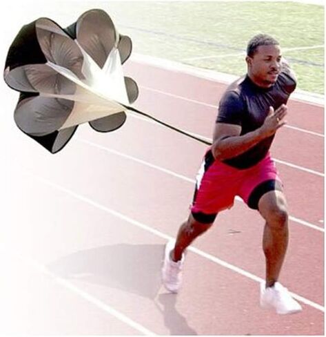 Running Speed Training, 56 inch Speed Drills Resistance Parachute Running Sprint Chute Soccer Football Sport Speed Training in Saudi Arabia