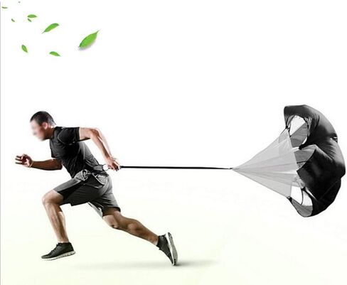 Running Speed Training, 56 inch Speed Drills Resistance Parachute Running Sprint Chute Soccer Football Sport Speed Training in Saudi Arabia