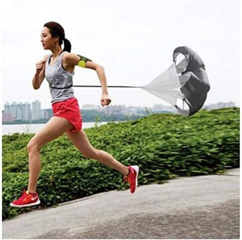 Running Speed Training, 56 inch Speed Drills Resistance Parachute Running Sprint Chute Soccer Football Sport Speed Training in Saudi Arabia