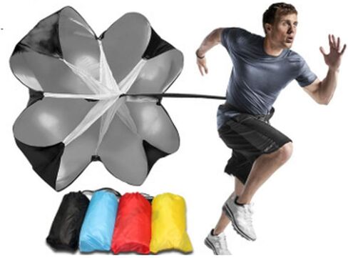 Running Speed Training, 56 inch Speed Drills Resistance Parachute Running Sprint Chute Soccer Football Sport Speed Training in Saudi Arabia