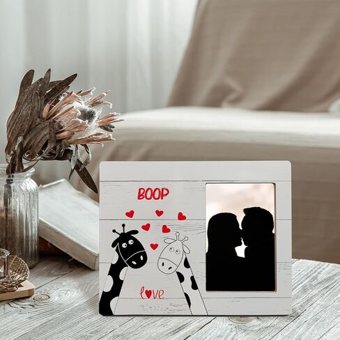 Mancheng-zi Love Picture Frames, Love Gifts for Her, Valentines Gifts for Her Girlfriend, Anniversary Wedding Gifts for Wife Couple, Cute Panda Gifts Picture Frames for Couples, 4x6 Picture Frame in Kuwait