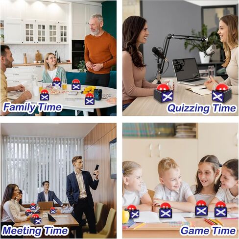 Buzzers for Trivia Games with Lights and Sound 2PCS Game Show Buzzers for Teacher Party Game Must Haves (2 PCS) in Saudi Arabia