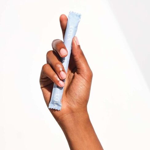 LOLA Organic Cotton Tampons with Cardboard Applicator, 36 Count (2 Packs of 18) - Tampons Super, Period Feminine Hygiene Products, HSA FSA Approved Products Feminine Care in Saudi Arabia