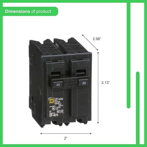 Square D by Schneider Electric Square D - HOM230CP 30-Amp Weatherproof Plug-On Circuit Breaker in Saudi Arabia
